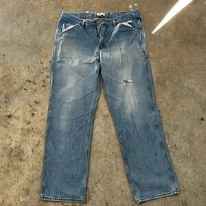 Blue mountain utility jeans